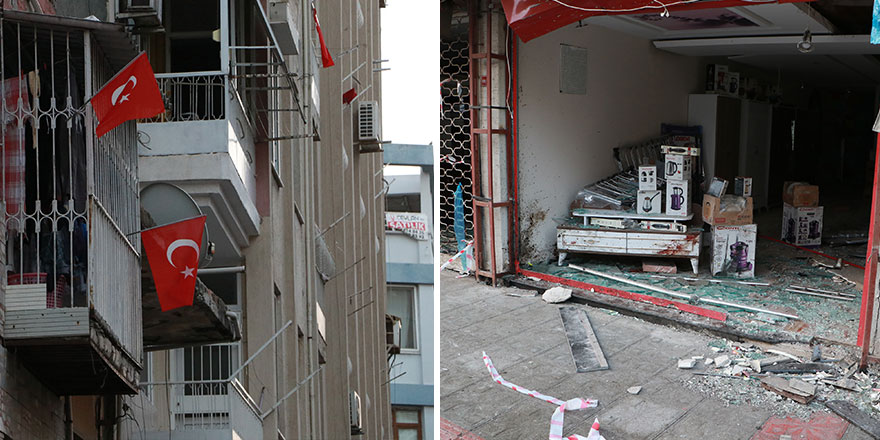 Hatay'da hain saldırıya halk bayrak asarak tepki gösterdi!