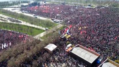 Maltepe'de yüz binler 'Hak, Hukuk, Adalet' için bir arada